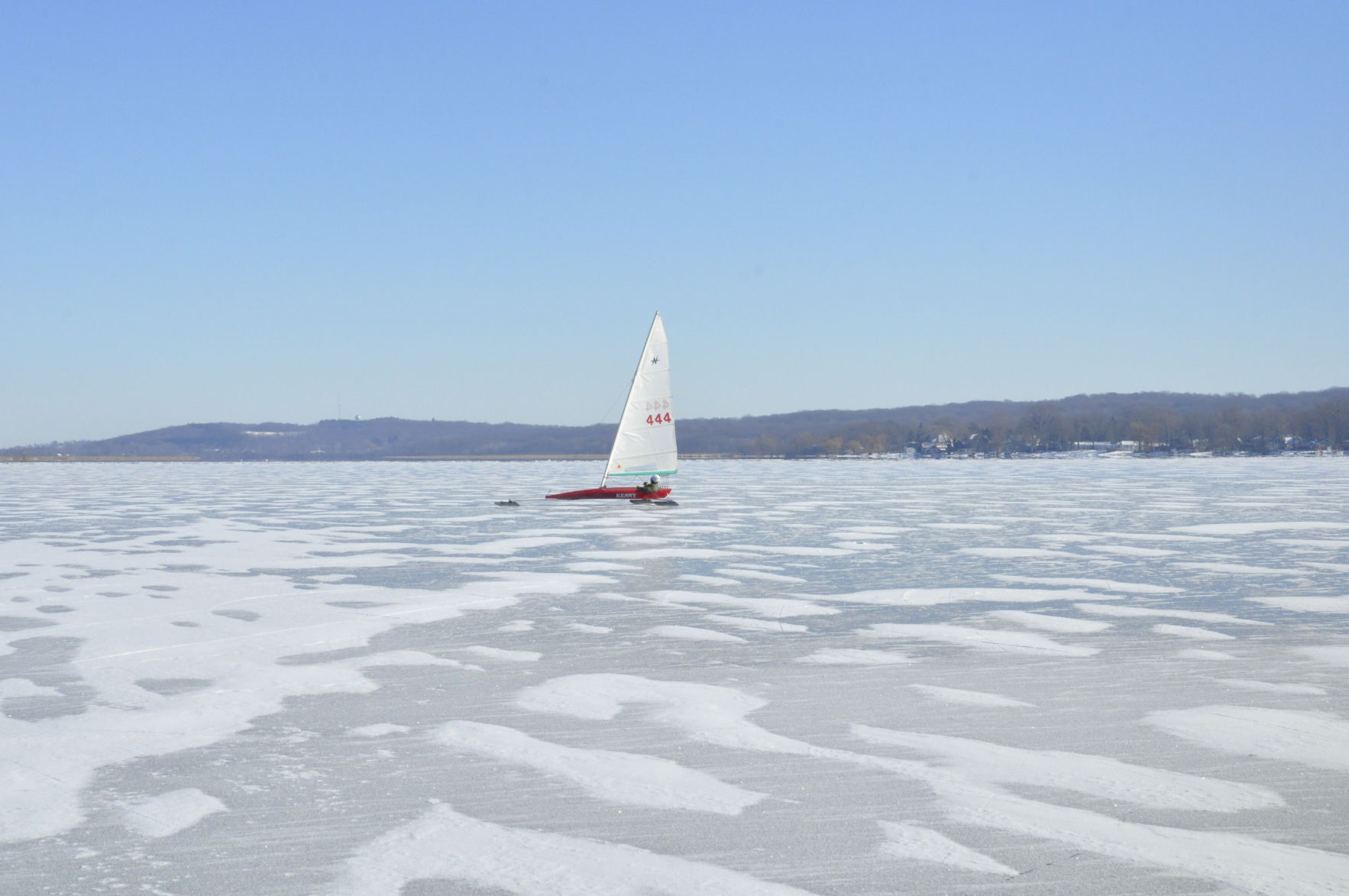 Ice boating